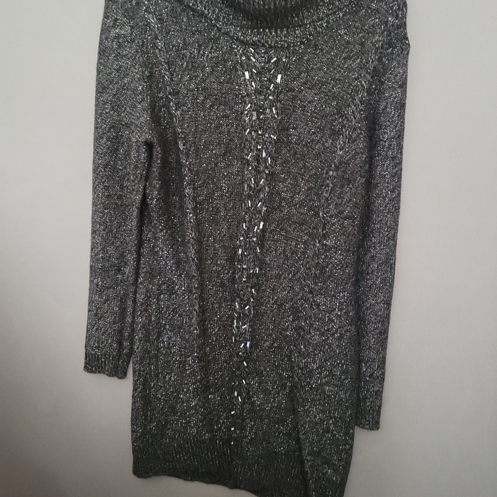 C Label grey sweater dress L